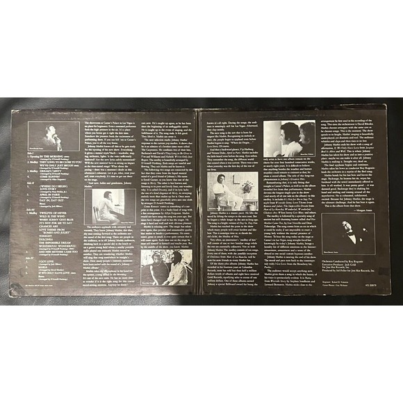 Johnny Mathis In Person Recorded Live at Las Vegas KG 30979 2 LP Vinyl Record - Picture 3 of 11